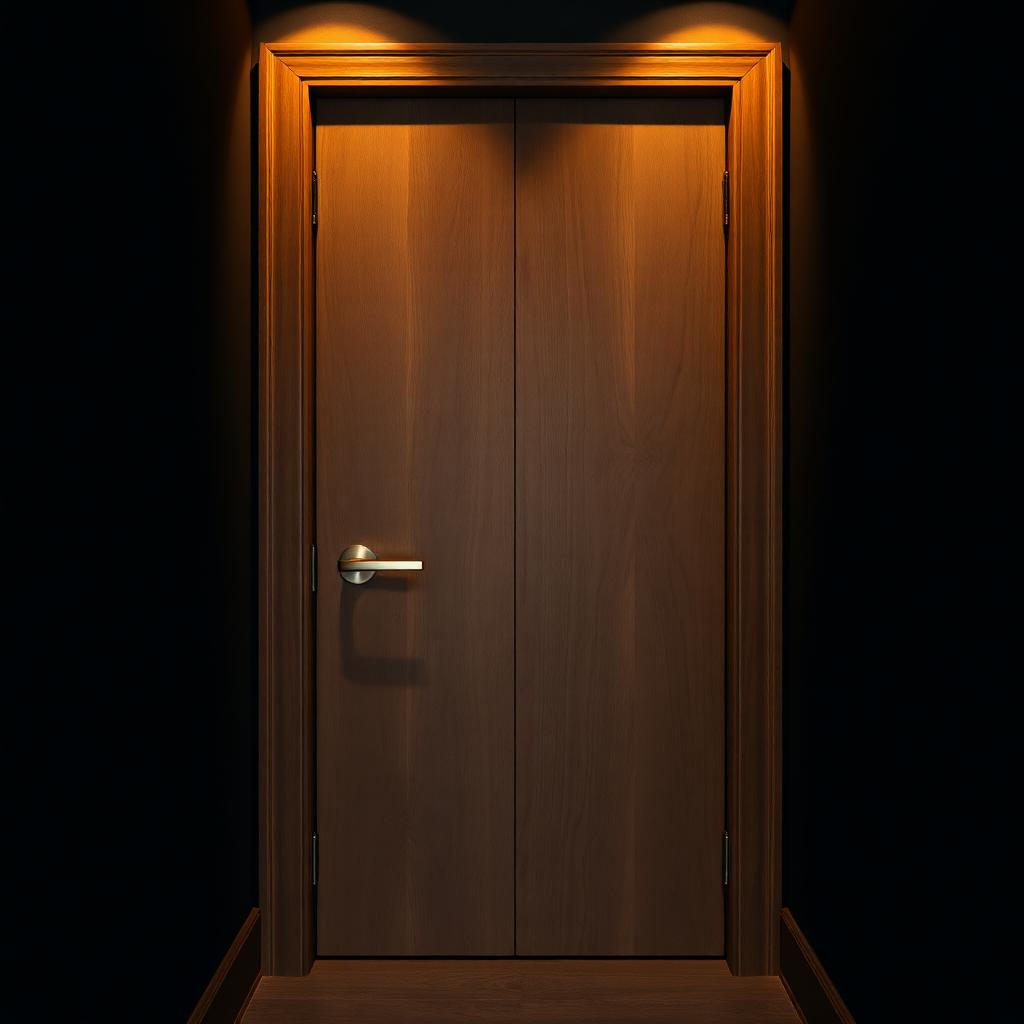 Puerta de madera maciza